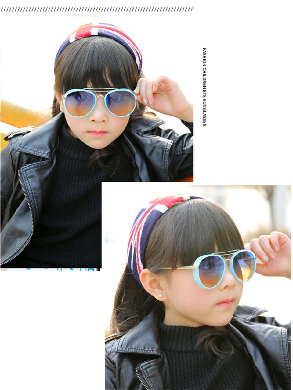 RHAMAI Kids Sunglasses for Boys Girls Children Glasses Classic Fashion alloy Baby Eyewear Beach Outdoor Sport Goggle Oculos (2)