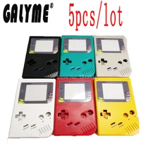 5 шт./партия многоцветный полный пластиковый чехол для классической игровой консоли GameboyGB DMG GBO чехол с резиновыми стикеры наклейки винты