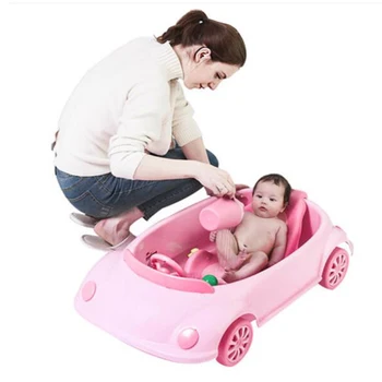 

Factory Sale Kids Car Bathtub Cheap Price Adjustable Baby Car Care Kids Tub