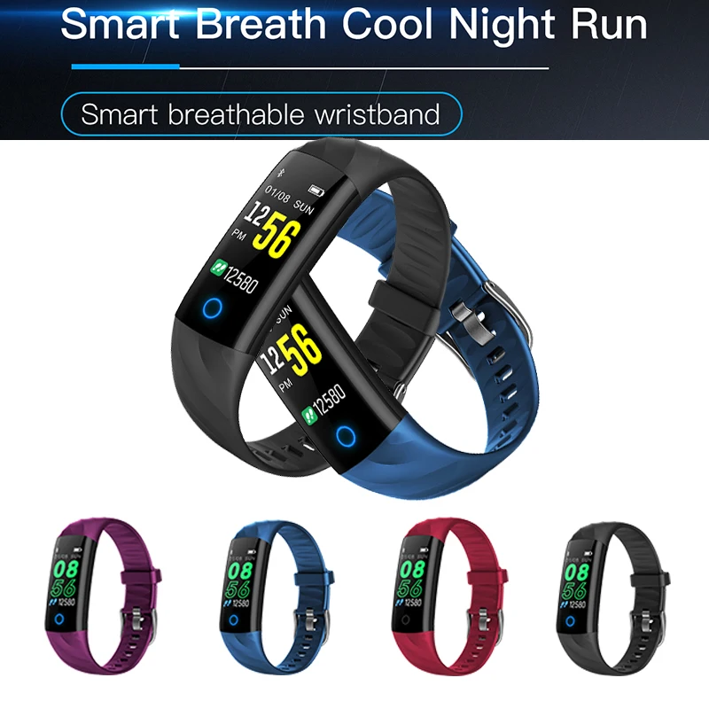 

BANGWEI Smart bracelet Mens IP68 Waterproof Sports Digital Watches Mens Fitness Tracker Heart rate blood pressure monitoring+box