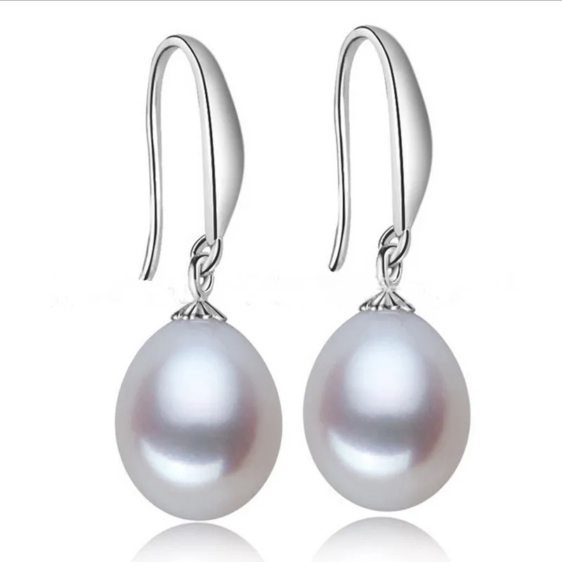 

AAAA high quality pearl earrings Perfect drops natural Pearl jewelry Classic S925 silver earrings for women Party