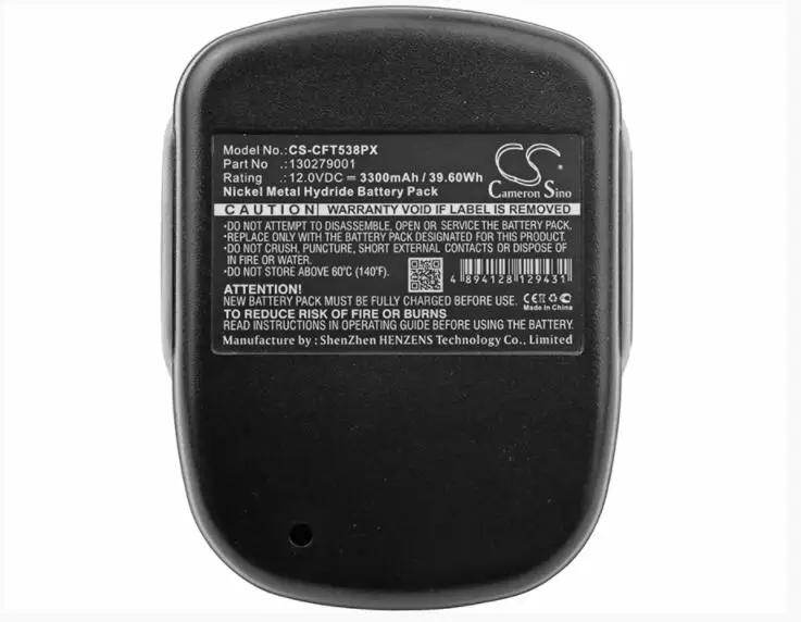 

Cameron Sino 3300mAh battery for CRAFTSMAN 11538 315.11538 130279001 Power Tools Battery