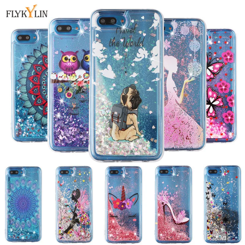 For Huawei Honor 10 Lite case cover Liquid Glitter Soft phone Fundas P Smart 2019 POT-LX1 POT-LX3 6.21 inch |