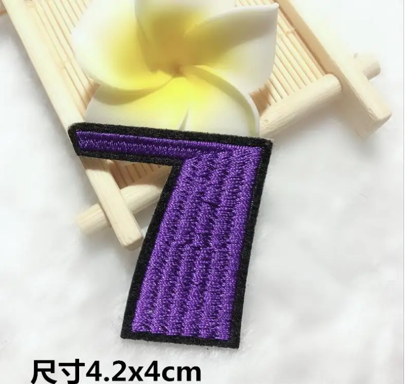 nunber iron on patches for kids 9