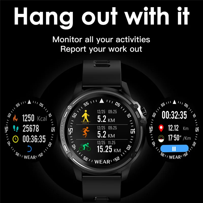  L8 Smart Watch Men IP68 Waterproof Reloj Hombre Mode SmartWatch With ECG PPG Blood Pressure Heart R - 4000002991595