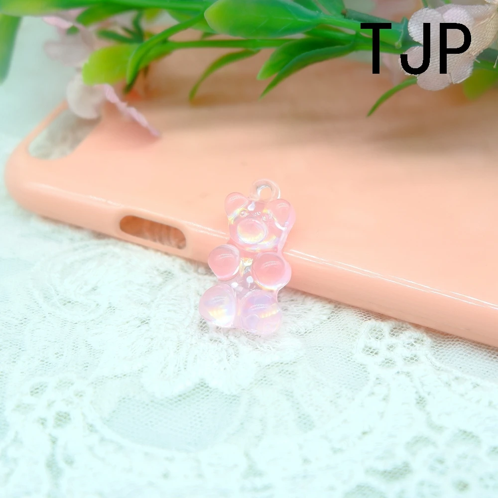 Каваи Медвежонок конфеты Подвески для DIY украшения Браслеты ожерелье серьги