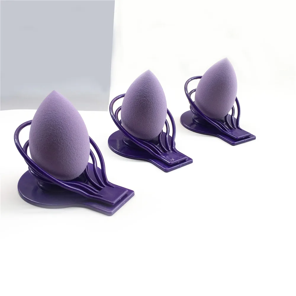 Beauty Makeup Sponge Luqine Фиолетовый супер мягкий 3D / Edgeless Drop образный фундамент