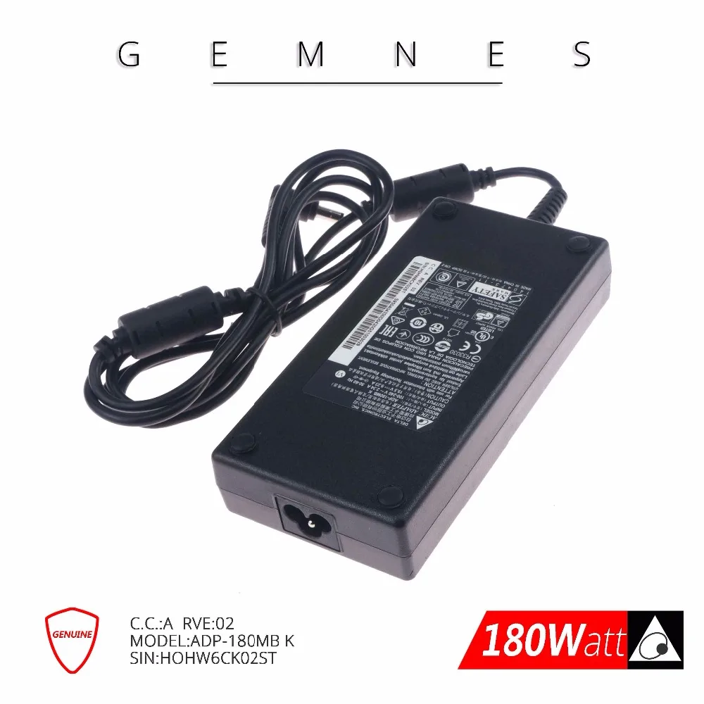 Новые оригинальные Дельта 180W 19 5V 9 23A блок питания для ноутбука зарядка MSI GS73 17B4 ADP