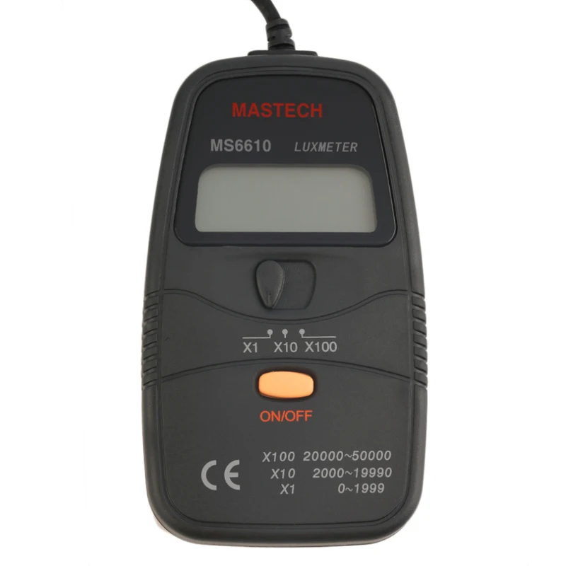

MASTECH MS6610 Digital Lux Meter Light Meter Luxmeter 0~50000LUX Illuminometer