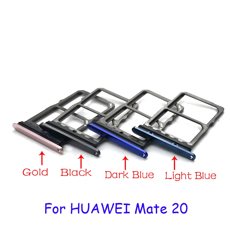 

For Huawei Mate 20 Lite Pro X 20X Micro Nano SIM Card Holder Tray Slot Holder Adapter Socket