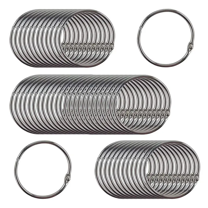 

Book Rings Large 2-Inch Nickel Plated (50-Pack)