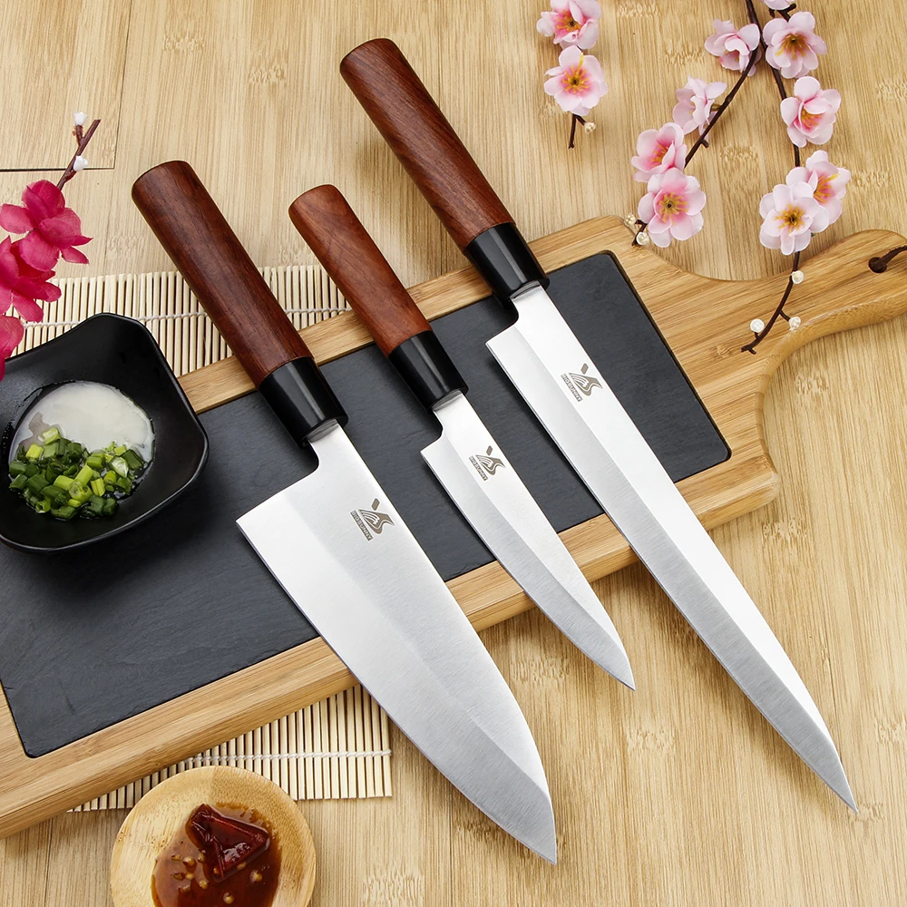 Нож для суши BIGSUNNY Sashimi Деба немецкий нож нарезки из нержавеющей стали 9 дюймов