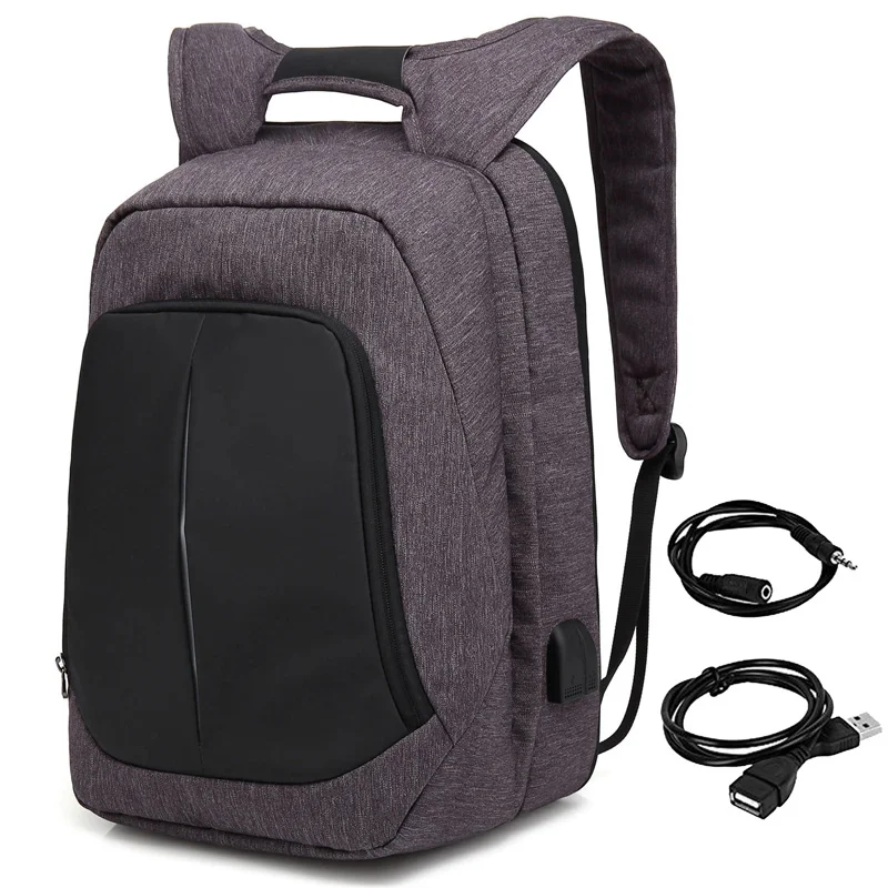 XQXA рюкзак для ноутбука мужской/женский USB Противоугонная сумка для компьютера водостойкий школьный рюкзак для колледжа Unsex 17," рюкзак для ноутбука
