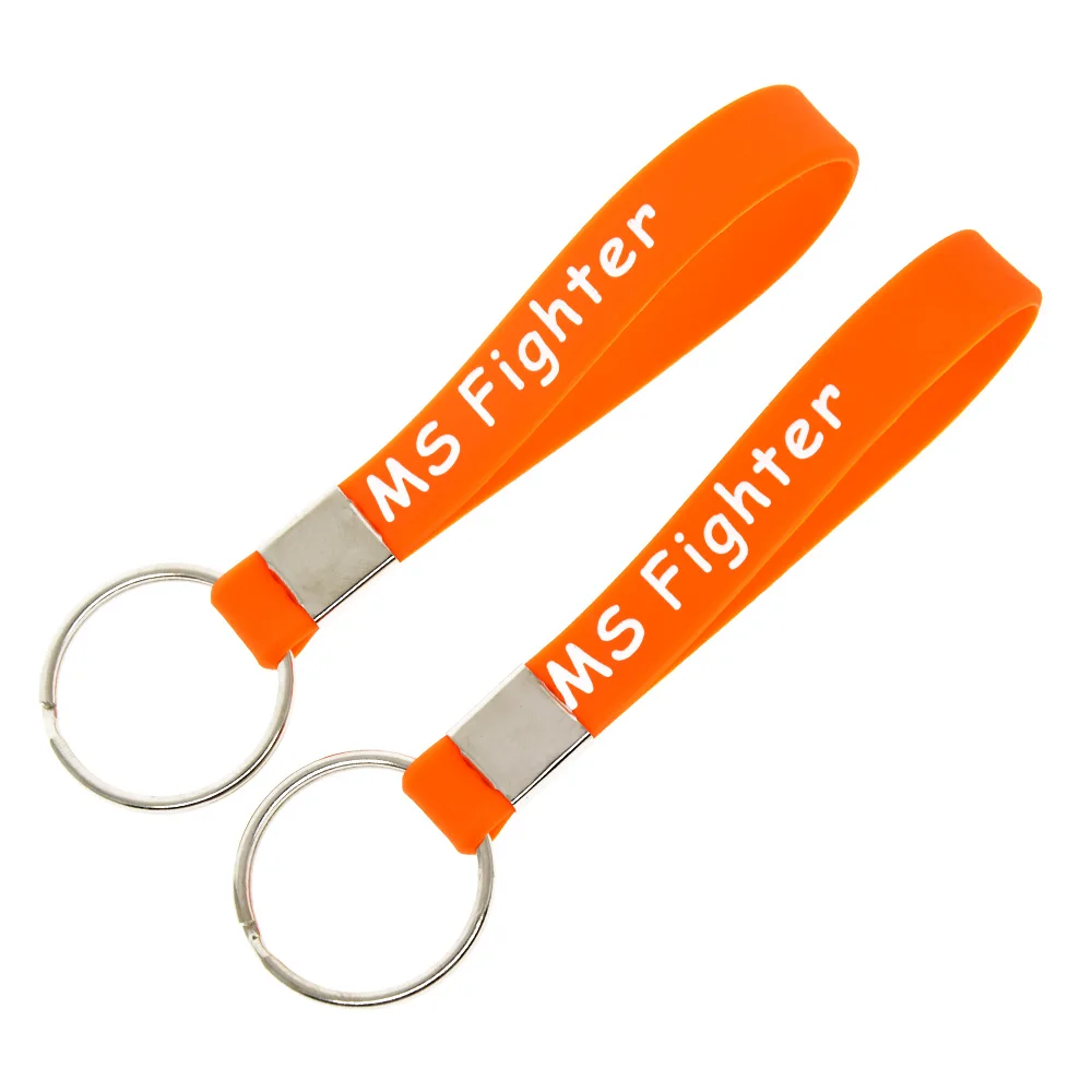 1 шт. силиконовый брелок OBH с надписью Ms Fighter Never Give Up|silicone keychain|keychain siliconehouse keychain |