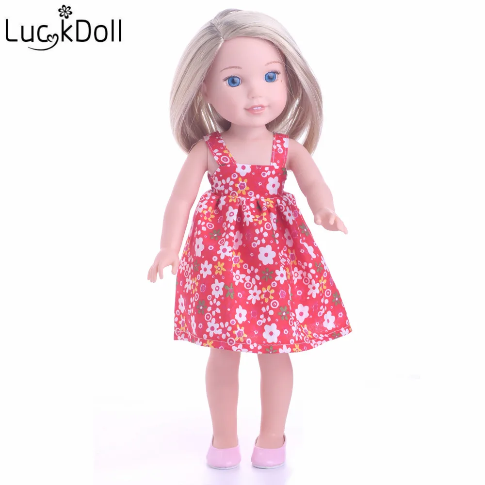 Luckydoll новая кукла одежда аксессуары юбка подходит для 14,5 дюймов Американская женская кукла игрушка детский лучший праздничный подарок - Цвет: m15