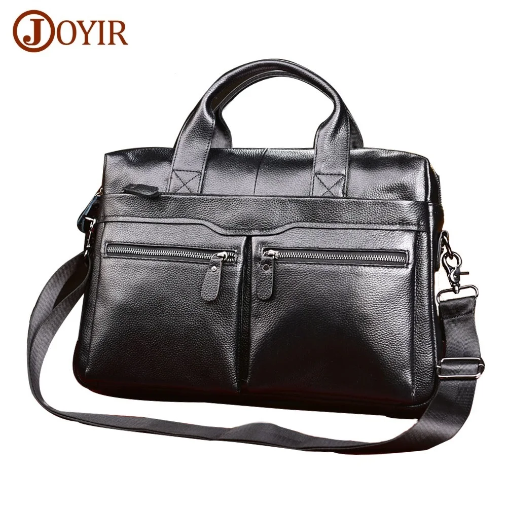 Genuine Leather Men Briefcases Laptop Casual Brand Designed Handbag Business Bags Messenger Bag Male Crossbody Shoulder Bags