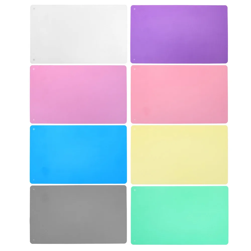 12 ألوان المنزلية سيليكون الحصير الخبز بطانة عدم الانزلاق الجدول حصيرة طبق عاء الطعام تحديد الموقع الحرارة مقاومة سادة حصيرة الفرن خبز