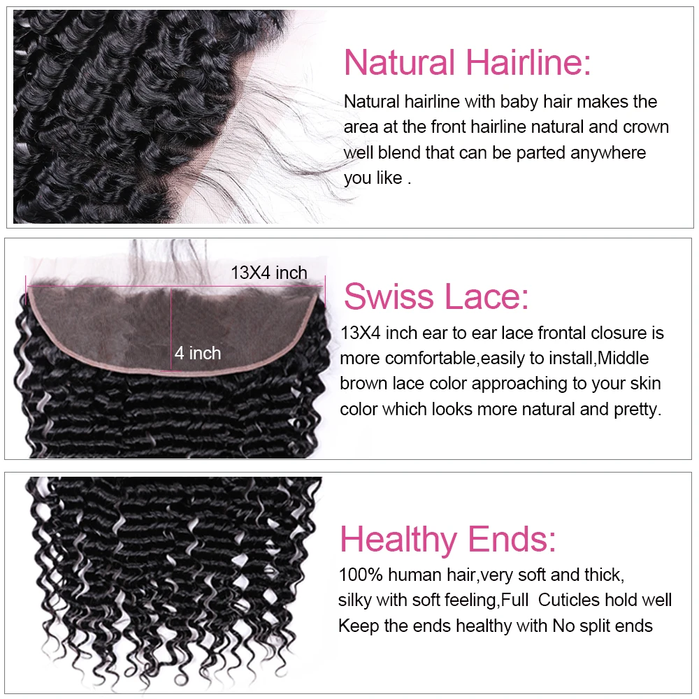 MsToxic Pre Plucked Peruvian Deep Wave Frontal Closure NonRemy Human Hair Frontal 13x4 Lace Frontal Closure With Baby Hair MsToxic Pre Plucked Peruvian Deep Wave Frontal Closure NonRemy Human Hair Frontal 13x4 Lace Frontal Closure With Baby Hair