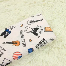 110*50 см Животные Собаки pet гитара Французский Бульдог Хлопок Ткань Детские обои/Diy ручной работы ремесло постельные принадлежности домашний кошелек из ткани одеяло