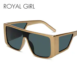 Королевский Девушка негабаритные Квадратные Солнцезащитные очки Для женщин Для мужчин 2019 Элитный бренд Винтаж солнцезащитные очки