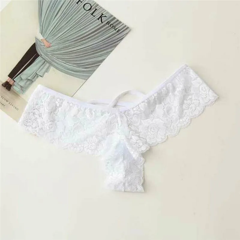 2019 Untrathin and Soft Women's Sexy Lace Underwear Panties Short Bikini Briefs Thong G-Pants High Waist Bikini Bottoms