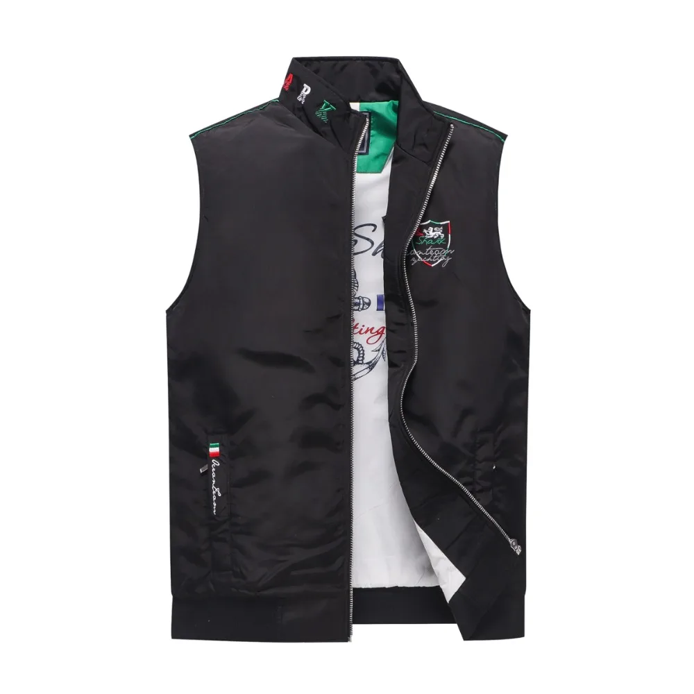 

Hot Men's Jacket Casual Arrival Brand Men Sleeveless Jacket Tace sharked Vest Male Slim Vest Mens Casual Waistcoat