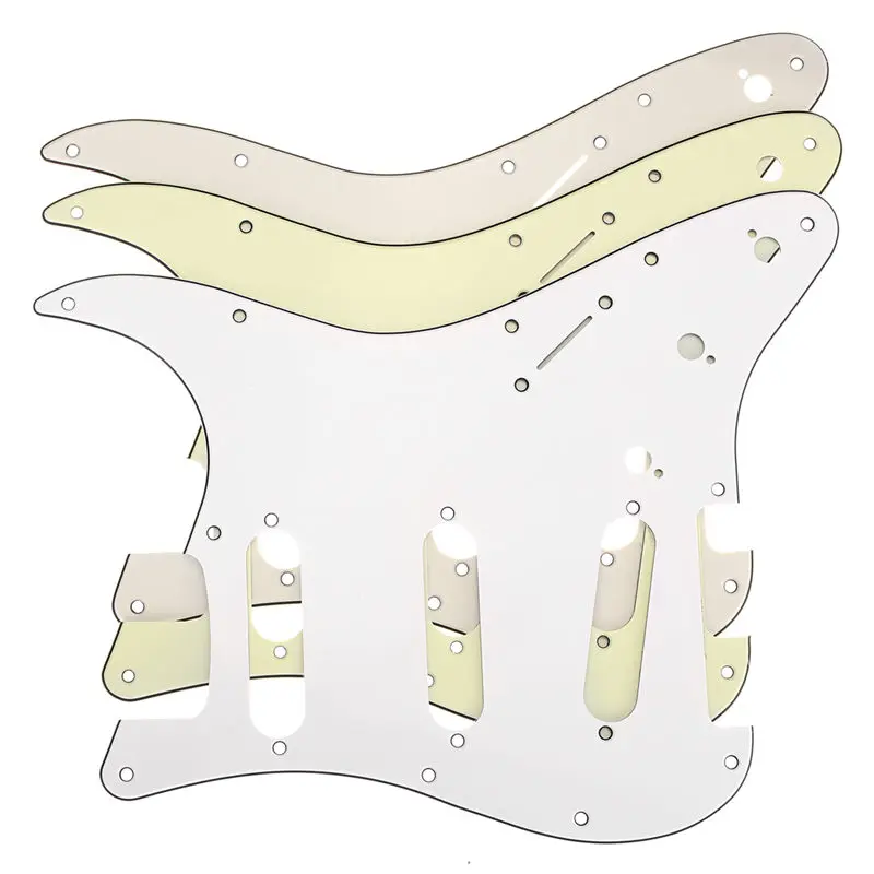 Pickguard для гитары SENRHY 3 слойный прямой подходит США/Mex Stratocaster Strat гитарные пикапы
