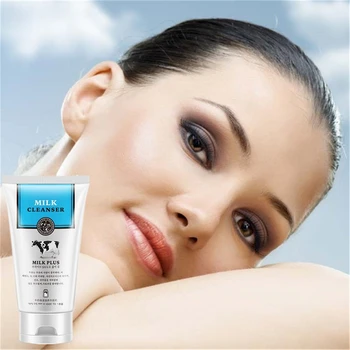 

Milk Facial Cleansers Deep Cleansing Blackhead Acne Treatment Face Care Moisturiser Organic Skin Care