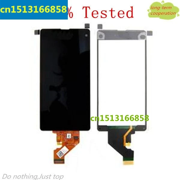

HK   100% Tested Black LCD Touch Screen Digitizer Assembly for Sony Xperia Z1 mini Compact D5503 (OEM)