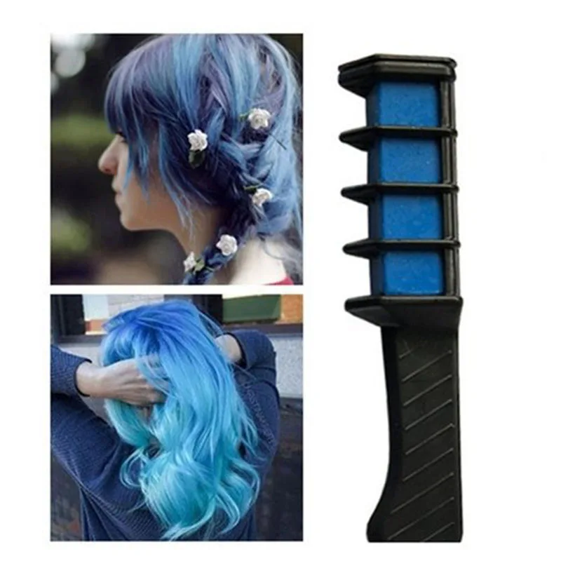 

Wholesale Professional 6 Colors Mini Disposable Personal Salon Use Temporary Hair Dye Comb Crayons Hair Dyeing Tool