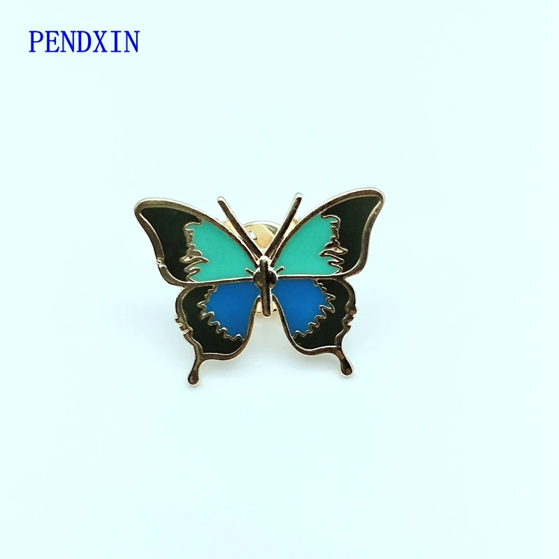 

Enamel butterfly high quality fashion classic design gold dress wedding bridal brooch