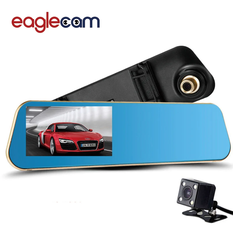 

Car Camera DVR Car Dvr Blue Review Mirror Digital Video Recorder Auto Navigator Registrator Camcorder Full HD 1080P black box