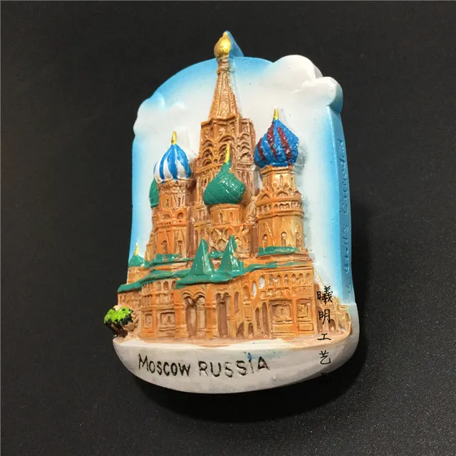 3D Resin Russia Fridge Moscow Mockra Decorative Refrigerator