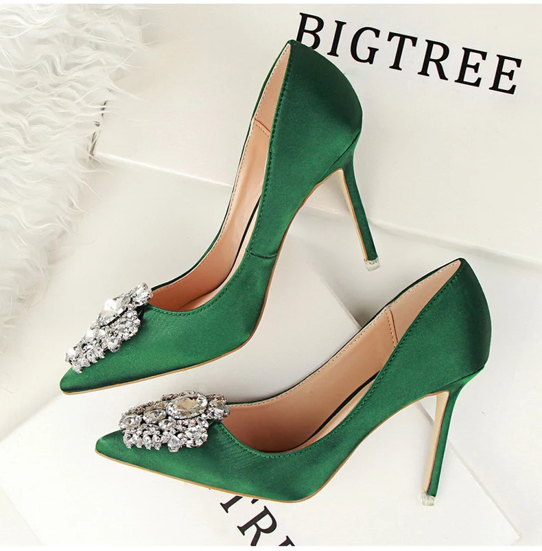 Women's Pumps Shoe Thin Heels' Sexy Women High Heels Shoes Brand Party High Heel Shoes Women Bigtree Office Lady Pumps Shoe New (8)