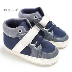 E & bainel новорожденных Обувь для малышей Обувь младенческой Детские тапки лоскутное холст малыша Сапоги и ботинки для девочек для маленьких