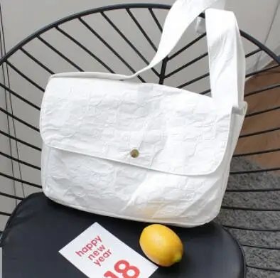 a la moda #Orange Bolso de hombro retro para hombre de papel kraft sencillo versión coreana bolso rugoso bandolera lavada a la moda #Orange Bolso de hombro retro para hombre de papel kraft sencillo versión coreana bolso rugoso bandolera lavada