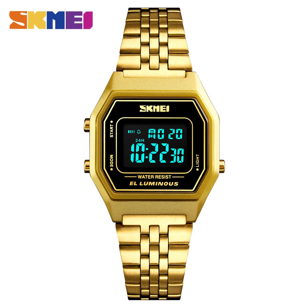 men's gold digital watches