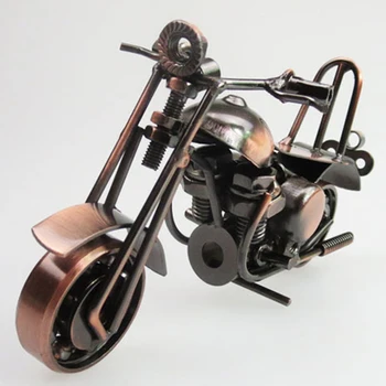 

ZOCDOU 1 Piece 15cm Metal Welding Motorcycle Desk DIY Motorbike Motor Bicycle Autobike Van Model Miniature Home Craft Ornaments