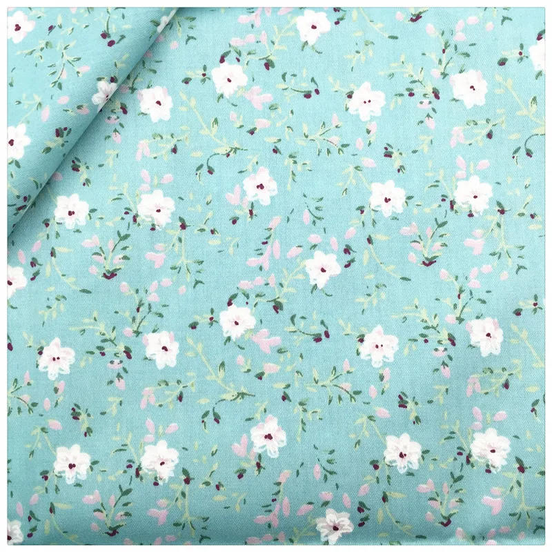 

Floral Printed Diy Quilting Bedding Decoration Tissue Cotton Fabric Home Textile Patchwork Sewing Cloth Craft Fabrics Tecido