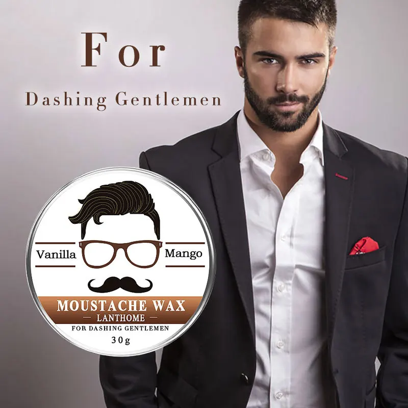Moustache wax Conditioner Leave Moisturizing Effect Beard Care New