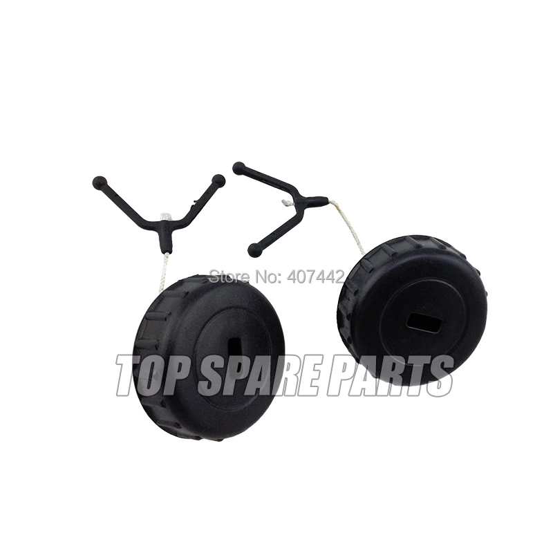 

2pcs CHAINSAW FUEL CAP OIL CAP FOR MS180 018 CHAINSAW
