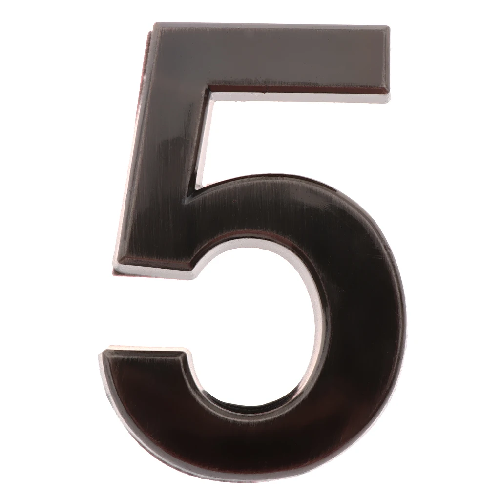Self-adhesive House Address Digits Numbers Sign Stickers for Mailbox Apartment Hotel Door Address Number Sign