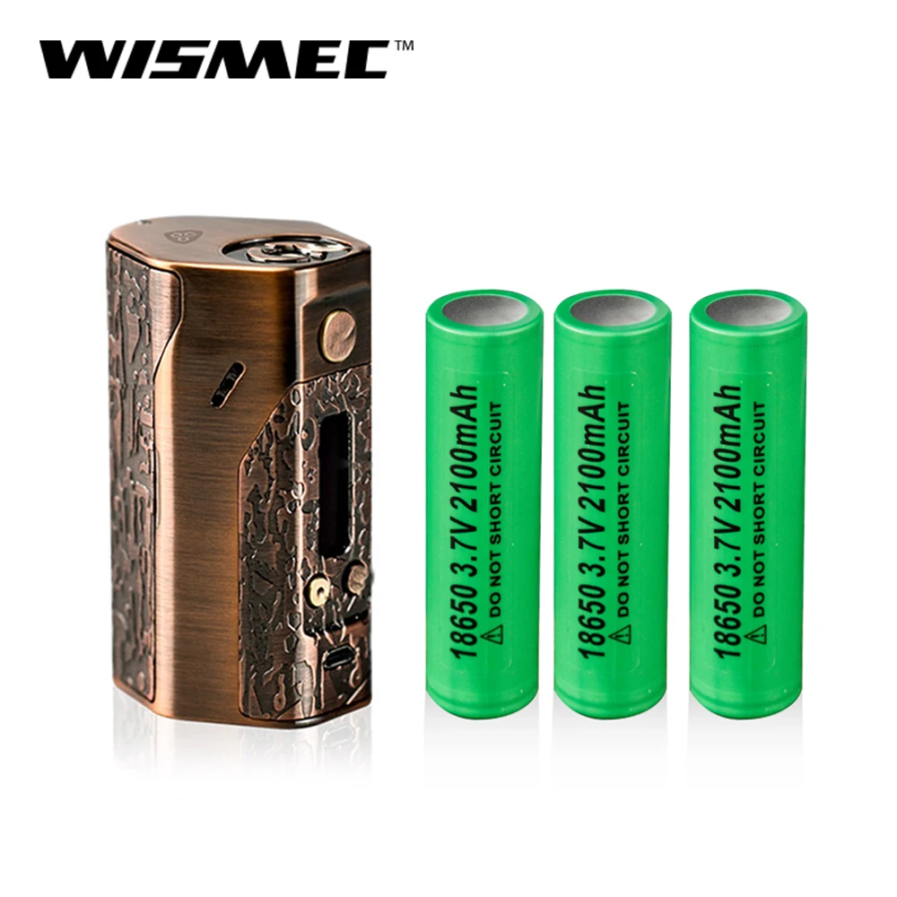 Original  Wismec Reuleaux Evolv DNA250(Limited Version) Box Mod With 3pcs of 18650 batteries Electronic cigarette Vape Mod Box