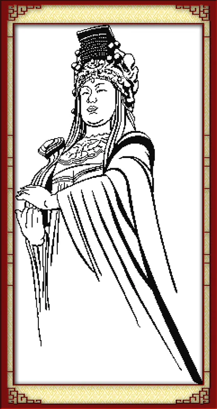 

Matsu people cotton DMC home decor Wholesale Cross Stitch kits set 14ct white 11ct print embroidery DIY handmade needlework wall