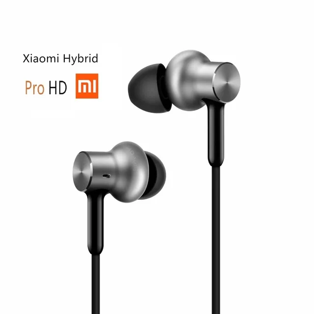 Новейшие оригинальные Xiao mi Hybrid Pro HD наушники с дистанционным управлением mi c для Xiao mi Red mi Mobile Phone In-Ear - Цвет: Silver