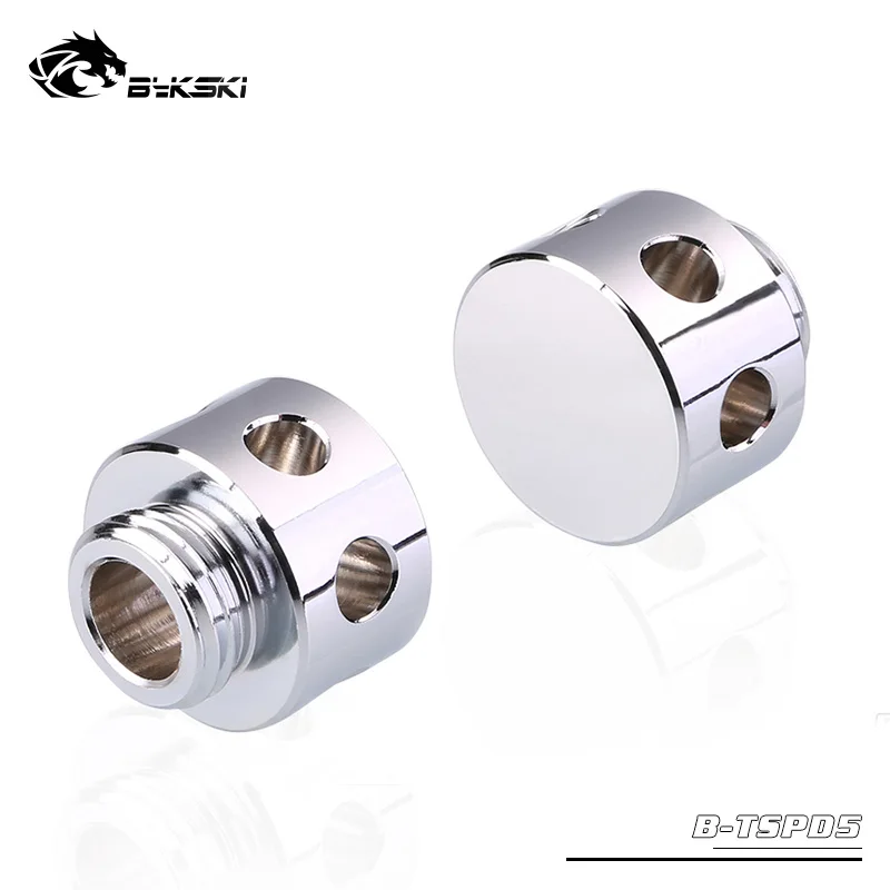 Bykski Silver Flow buffer shunt bubble eliminator water tank built-in spoilers cooling accessory pc gadget G1/4&quot B-TSPD5 | Компьютеры