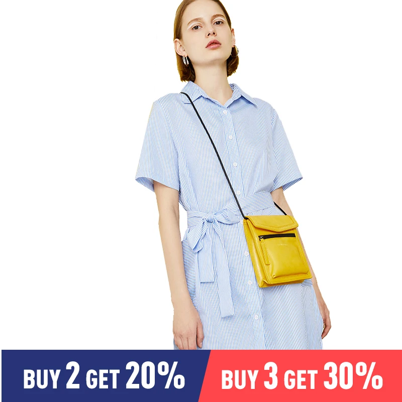 

Toyouth Women Striped Casual Sashes A Line Party Dress Ladies Short Sleeve Elegant Dress Fashion Women Office Lady Mini Dress