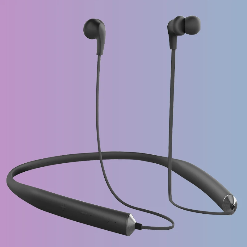 

Waterproof IPX5 Bluetooth V4.2 Earphones For Running Powerful Sound Flexible Silicone Neckband Sport Headphones For Phone