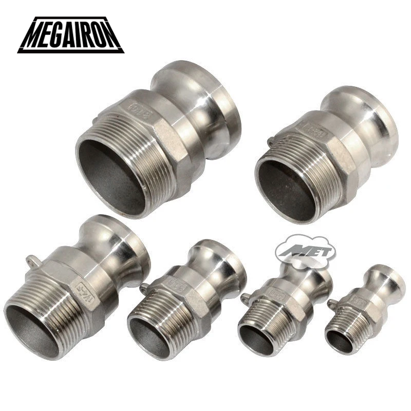 Мусорный насос MEGAIRON 1/2 дюйма 2 тип F с наружной резьбой SS 316 Max 250 psi|camlock 1|pipe thread