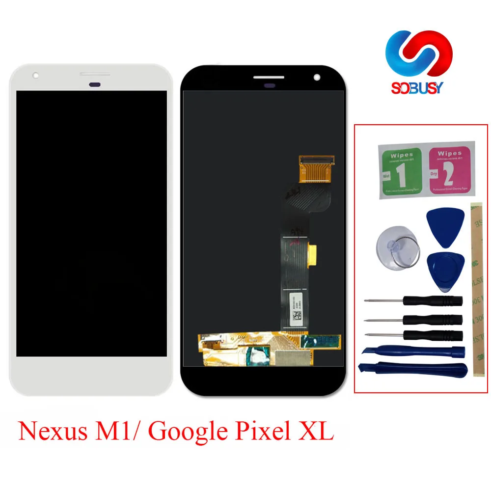 

Tested Original For HTC Nexus M1 Google Pixel XL LCD Display Touch Screen Digitizer Assembly Replacement LCD Pantalla Parts+tool